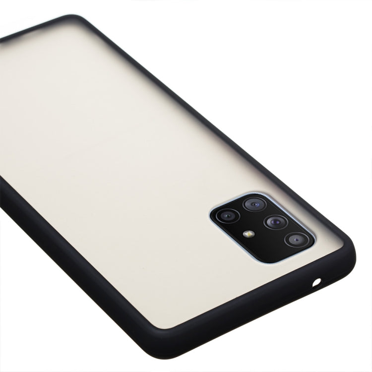 For Samsung Galaxy A71 5G Skin Hand Feeling Series Shockproof Frosted PC+ TPU Protective Case
