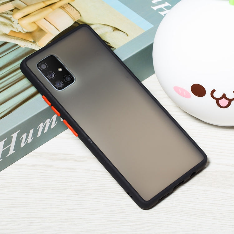 For Samsung Galaxy A71 5G Skin Hand Feeling Series Shockproof Frosted PC+ TPU Protective Case