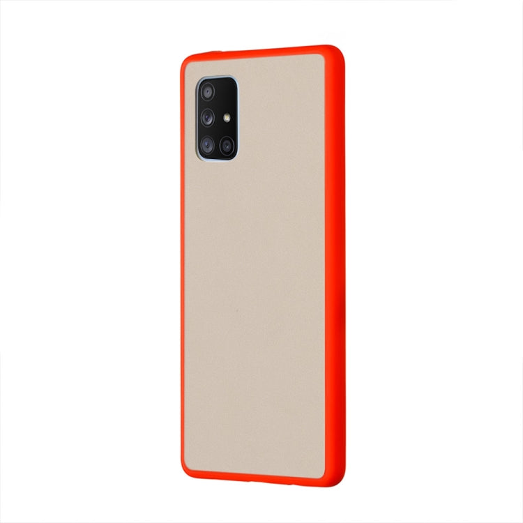 For Samsung Galaxy A71 5G Skin Hand Feeling Series Shockproof Frosted PC+ TPU Protective Case