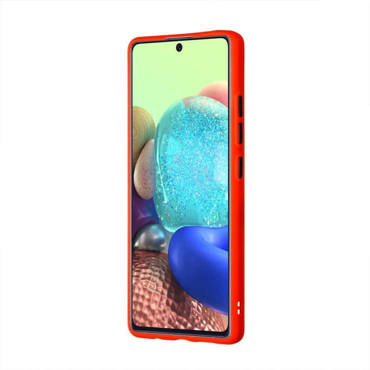 For Samsung Galaxy A71 5G Skin Hand Feeling Series Shockproof Frosted PC+ TPU Protective Case