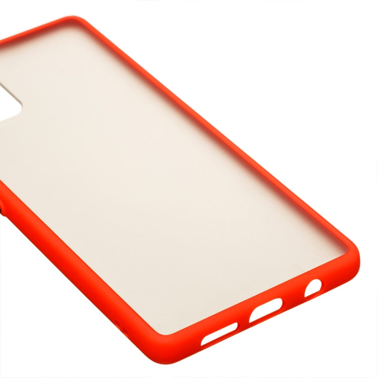 For Samsung Galaxy A71 5G Skin Hand Feeling Series Shockproof Frosted PC+ TPU Protective Case