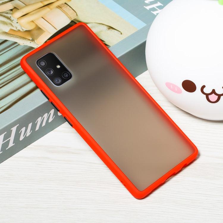 For Samsung Galaxy A71 5G Skin Hand Feeling Series Shockproof Frosted PC+ TPU Protective Case