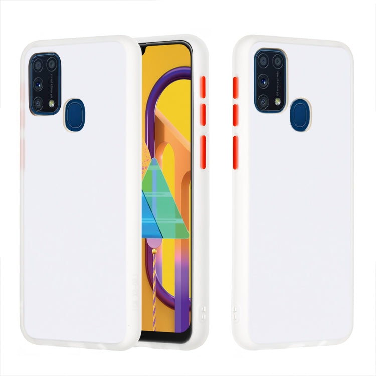 For Samsung Galaxy M31 Skin Hand Feeling Series Shockproof Frosted PC+ TPU Protective Case
