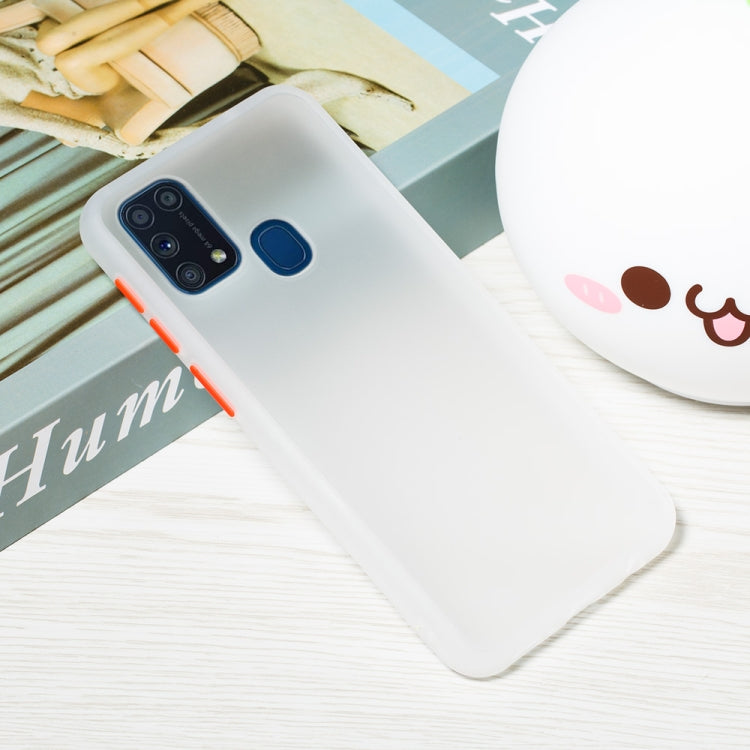 For Samsung Galaxy M31 Skin Hand Feeling Series Shockproof Frosted PC+ TPU Protective Case