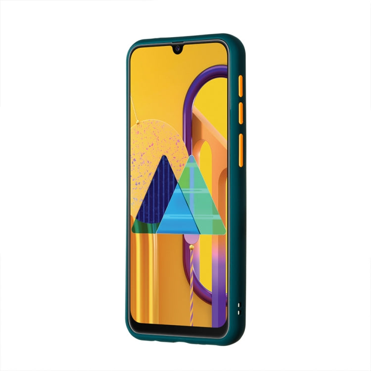 For Samsung Galaxy M31 Skin Hand Feeling Series Shockproof Frosted PC+ TPU Protective Case