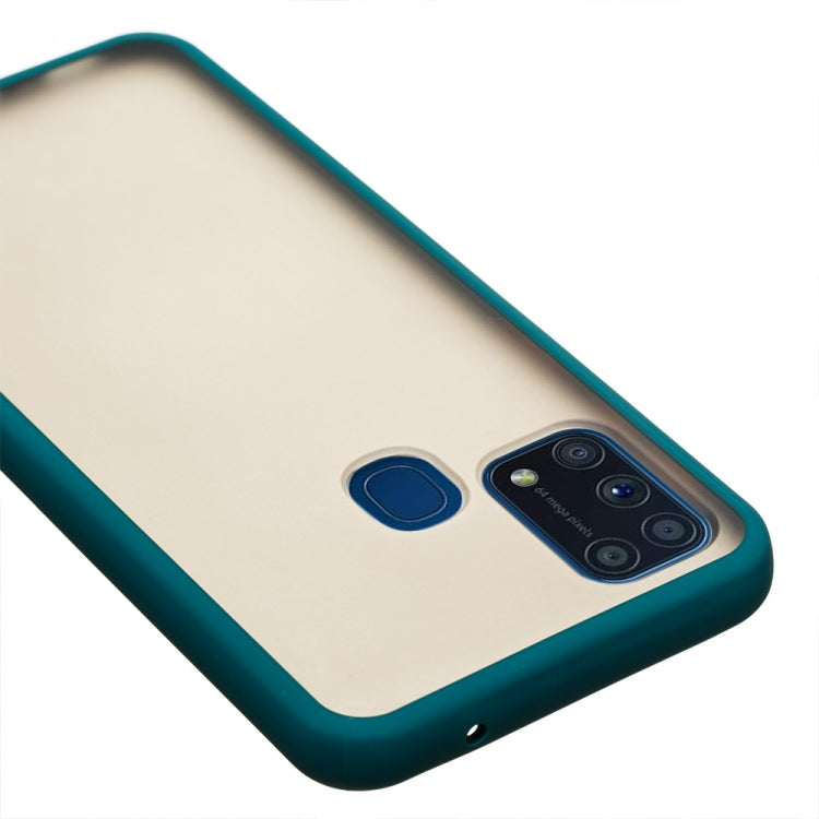 For Samsung Galaxy M31 Skin Hand Feeling Series Shockproof Frosted PC+ TPU Protective Case