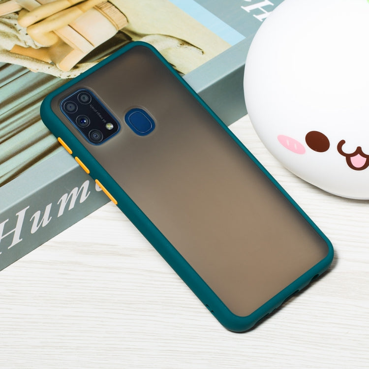 For Samsung Galaxy M31 Skin Hand Feeling Series Shockproof Frosted PC+ TPU Protective Case