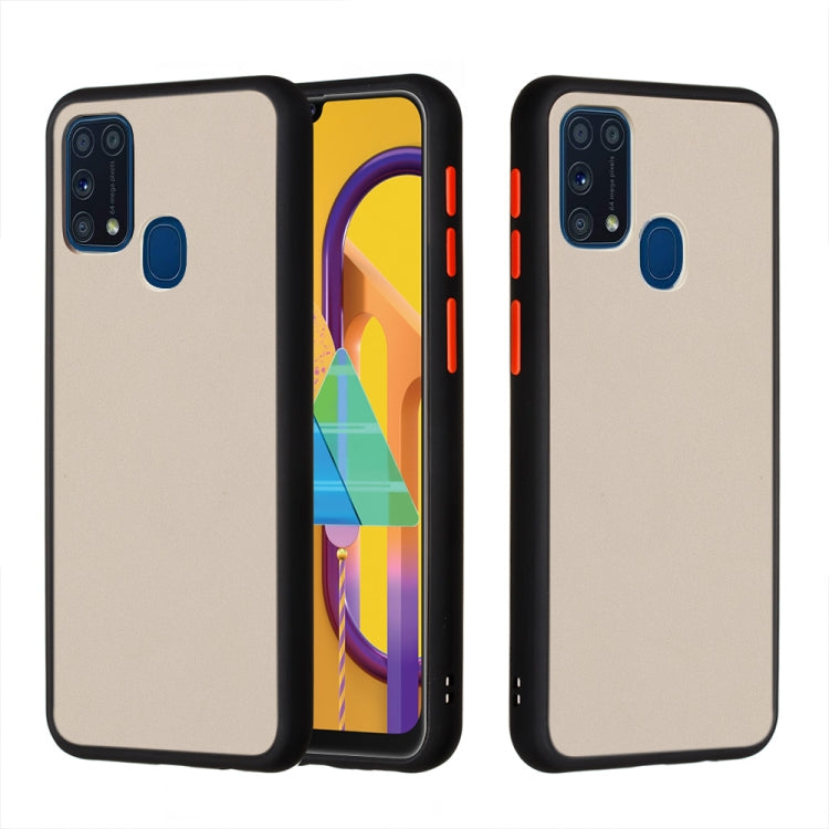 For Samsung Galaxy M31 Skin Hand Feeling Series Shockproof Frosted PC+ TPU Protective Case