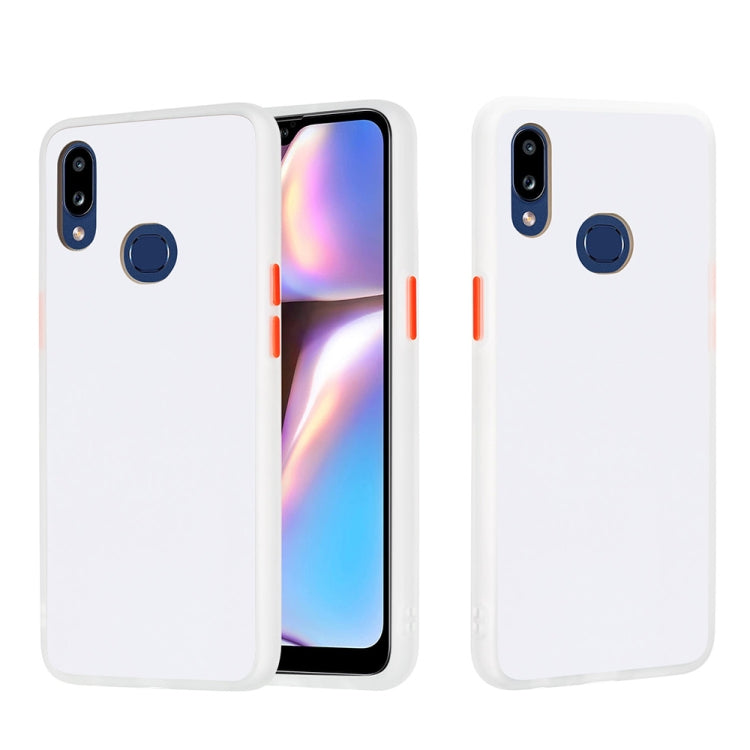 For Samsung Galaxy A10s Skin Hand Feeling Series Shockproof Frosted PC+ TPU Protective Case