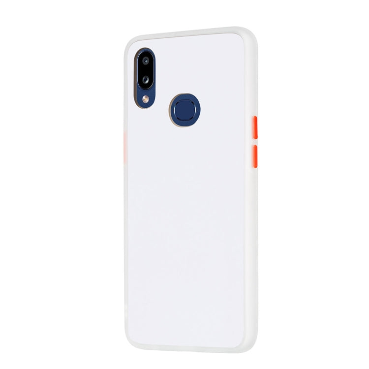 For Samsung Galaxy A10s Skin Hand Feeling Series Shockproof Frosted PC+ TPU Protective Case