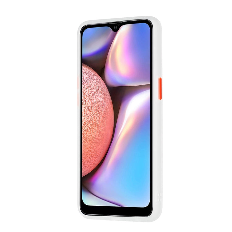 For Samsung Galaxy A10s Skin Hand Feeling Series Shockproof Frosted PC+ TPU Protective Case