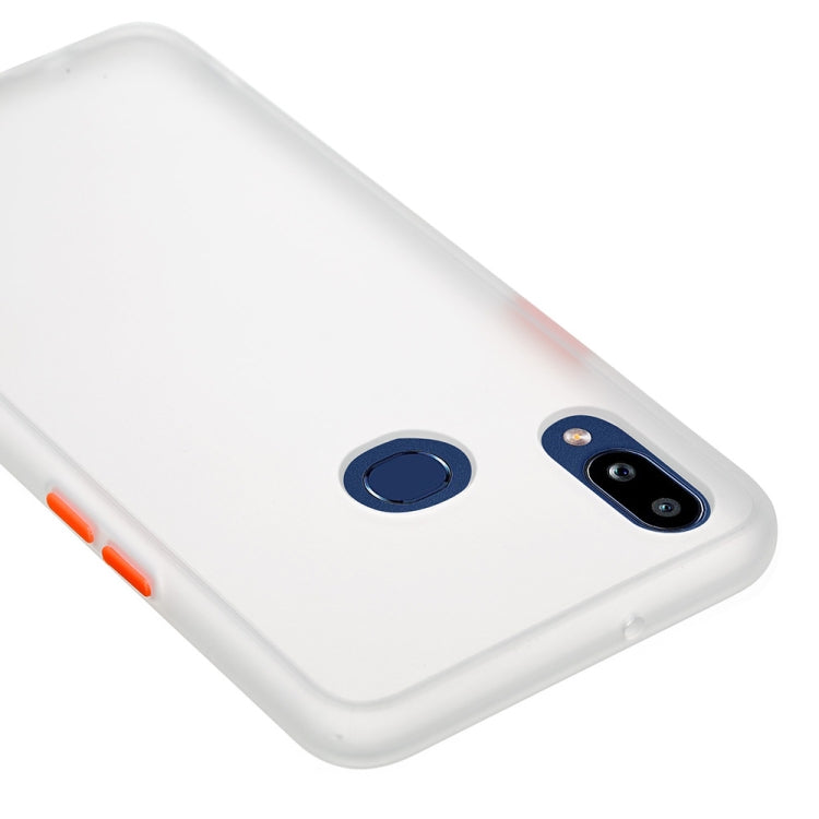 For Samsung Galaxy A10s Skin Hand Feeling Series Shockproof Frosted PC+ TPU Protective Case