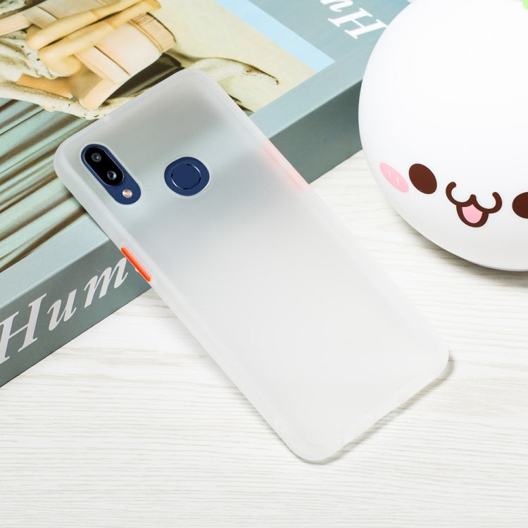 For Samsung Galaxy A10s Skin Hand Feeling Series Shockproof Frosted PC+ TPU Protective Case