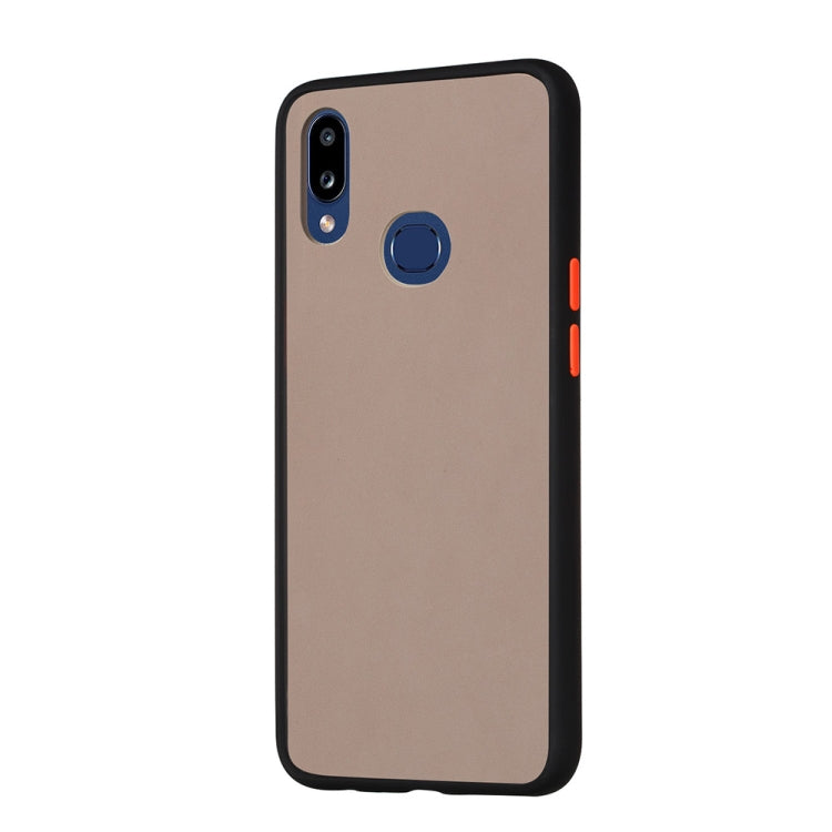 For Samsung Galaxy A10s Skin Hand Feeling Series Shockproof Frosted PC+ TPU Protective Case