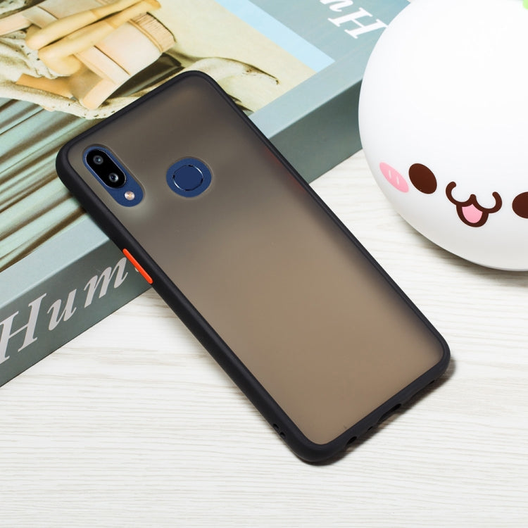 For Samsung Galaxy A10s Skin Hand Feeling Series Shockproof Frosted PC+ TPU Protective Case