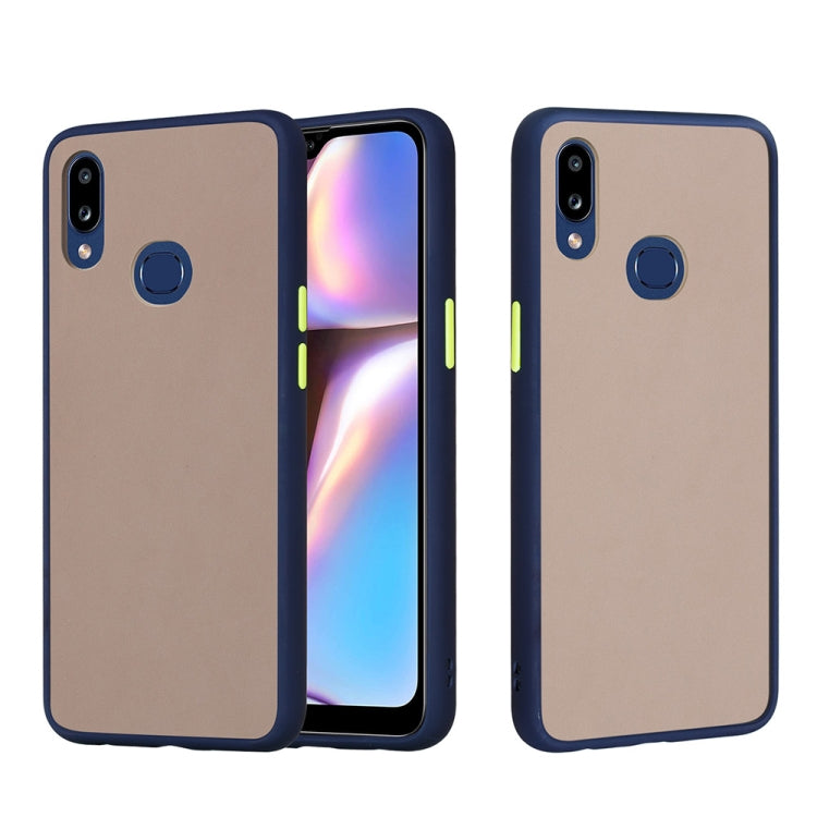 For Samsung Galaxy A10s Skin Hand Feeling Series Shockproof Frosted PC+ TPU Protective Case
