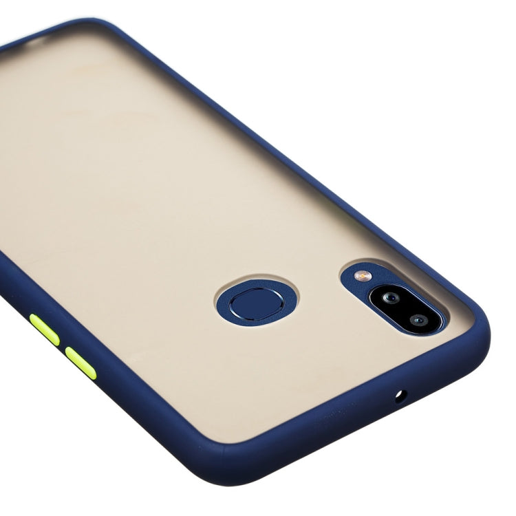For Samsung Galaxy A10s Skin Hand Feeling Series Shockproof Frosted PC+ TPU Protective Case