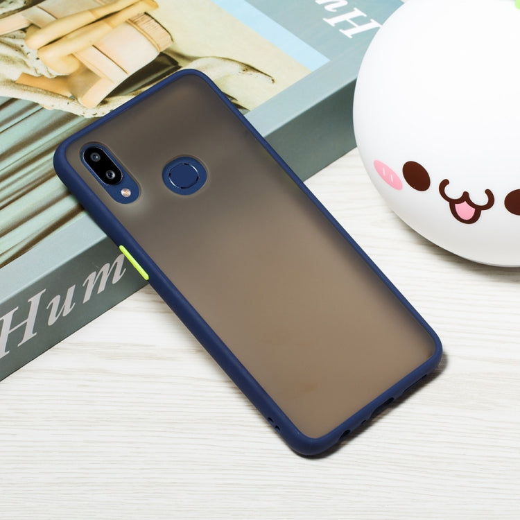For Samsung Galaxy A10s Skin Hand Feeling Series Shockproof Frosted PC+ TPU Protective Case