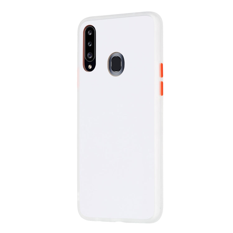 For Samsung Galaxy A20s Skin Hand Feeling Series Shockproof Frosted PC+ TPU Protective Case