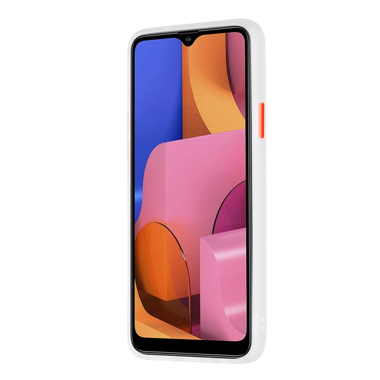 For Samsung Galaxy A20s Skin Hand Feeling Series Shockproof Frosted PC+ TPU Protective Case