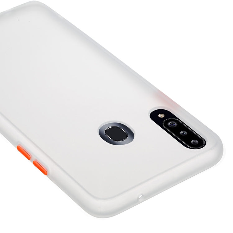For Samsung Galaxy A20s Skin Hand Feeling Series Shockproof Frosted PC+ TPU Protective Case