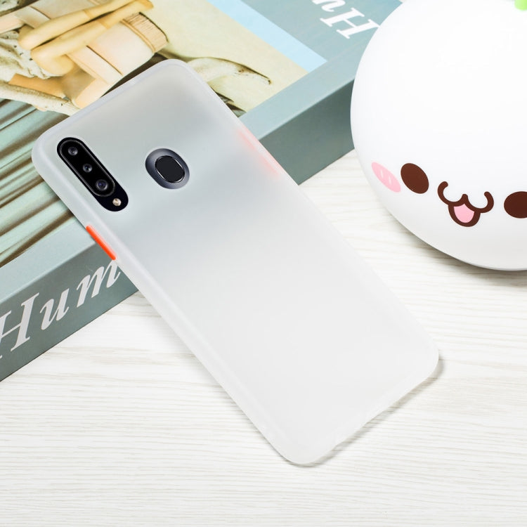 For Samsung Galaxy A20s Skin Hand Feeling Series Shockproof Frosted PC+ TPU Protective Case