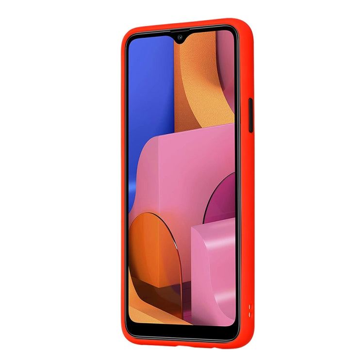 For Samsung Galaxy A20s Skin Hand Feeling Series Shockproof Frosted PC+ TPU Protective Case
