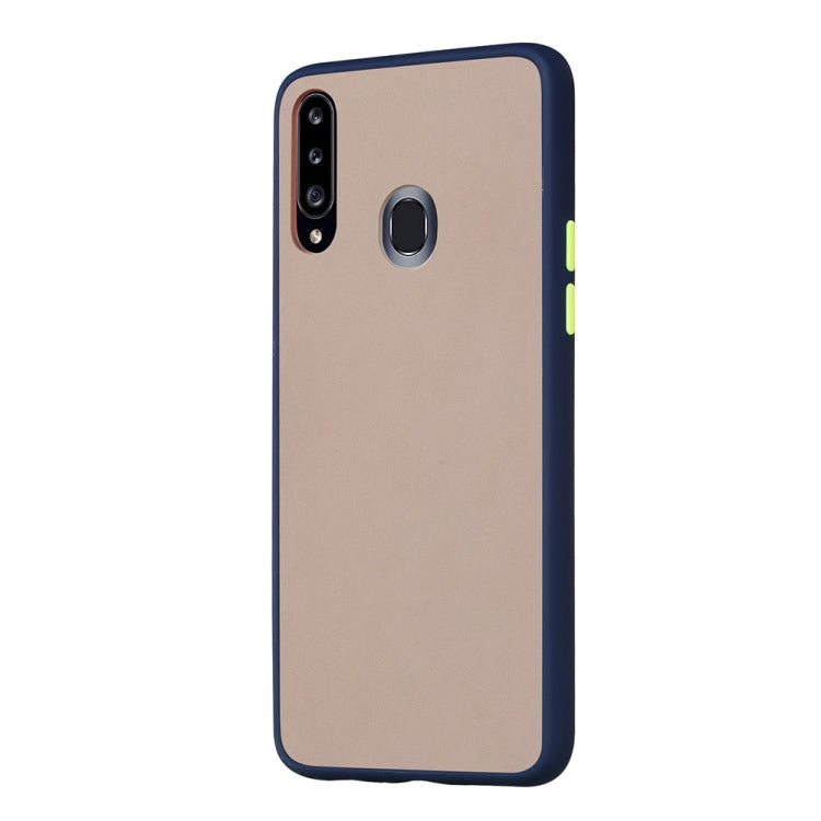 For Samsung Galaxy A20s Skin Hand Feeling Series Shockproof Frosted PC+ TPU Protective Case