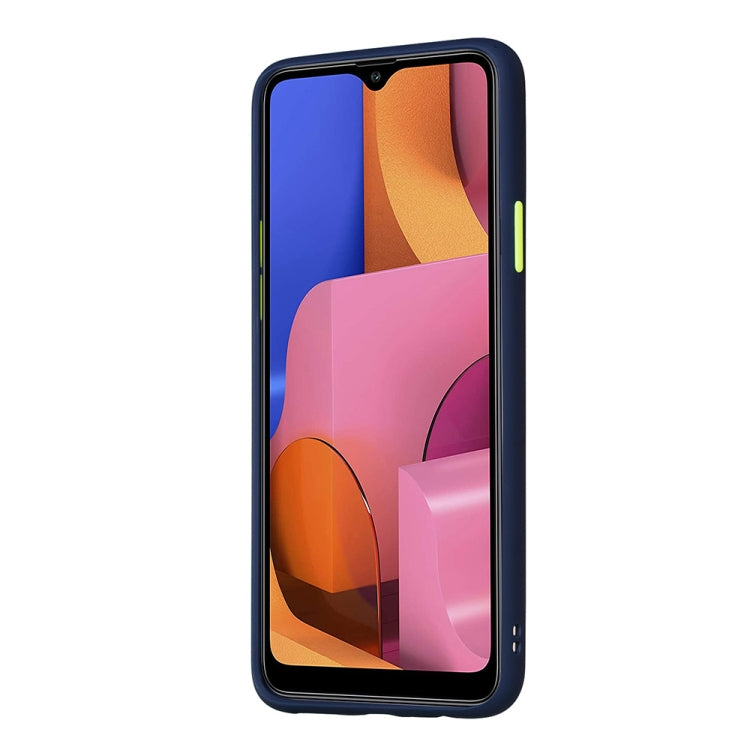 For Samsung Galaxy A20s Skin Hand Feeling Series Shockproof Frosted PC+ TPU Protective Case