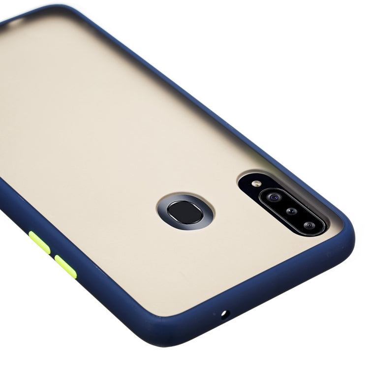 For Samsung Galaxy A20s Skin Hand Feeling Series Shockproof Frosted PC+ TPU Protective Case