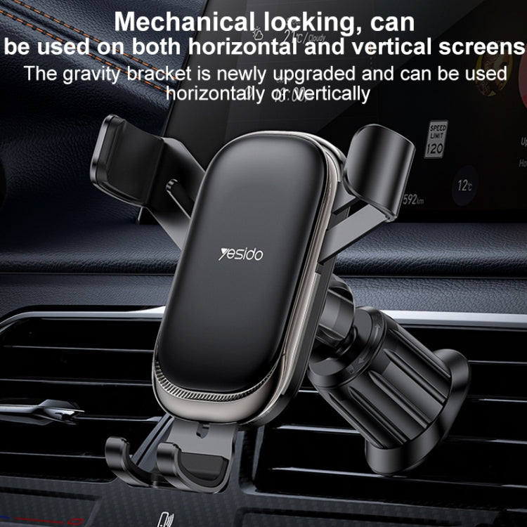 Yesido C247 Air Vent Gravity Car Holder - Black
