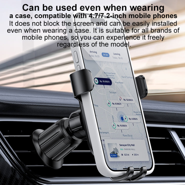 Yesido C247 Air Vent Gravity Car Holder - Black