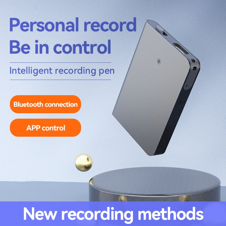 Q61A Portable Smart Voice Recorder Support APP Control, Memory:64GB - Black