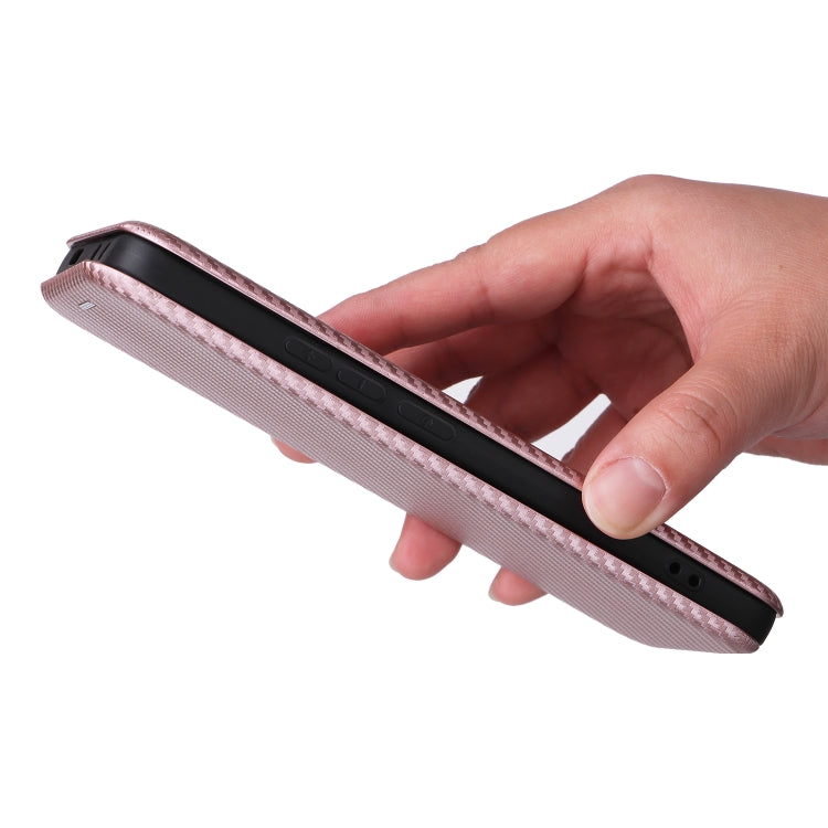 For Xiaomi Redmi Turbo 3 / Poco F6 Carbon Fiber Texture Flip Leather Phone Case