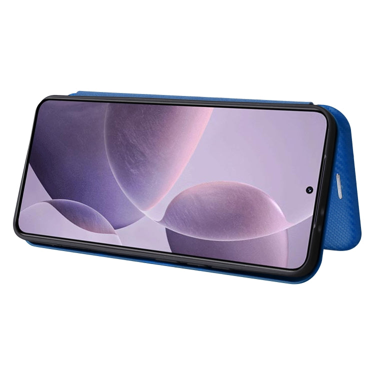 For Redmi K70 Carbon Fiber Texture Flip Leather Phone Case
