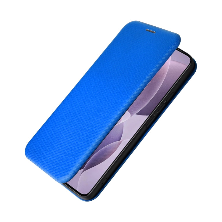 For Redmi K70 Carbon Fiber Texture Flip Leather Phone Case