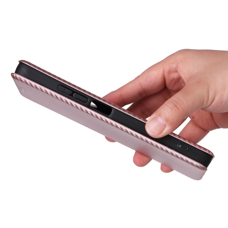 For Redmi 14C Carbon Fiber Texture Flip Leather Phone Case