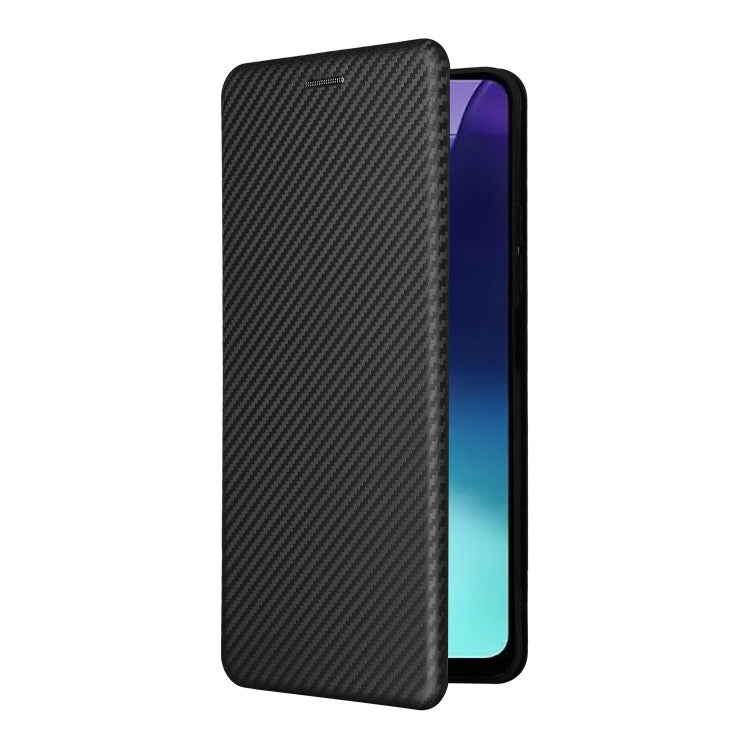 For Redmi 14C Carbon Fiber Texture Flip Leather Phone Case