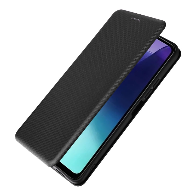 For Redmi 14C Carbon Fiber Texture Flip Leather Phone Case