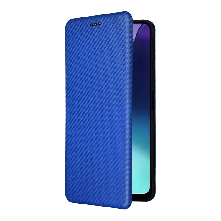For Redmi 14C Carbon Fiber Texture Flip Leather Phone Case