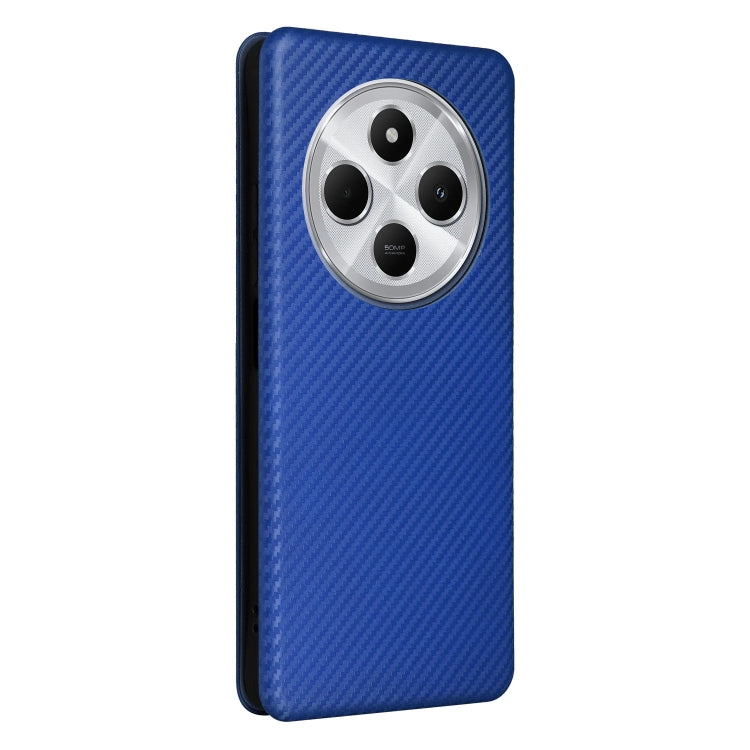 For Redmi 14C Carbon Fiber Texture Flip Leather Phone Case