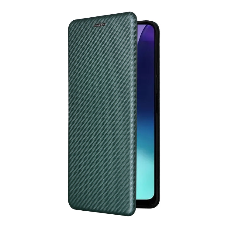 For Redmi 14C Carbon Fiber Texture Flip Leather Phone Case