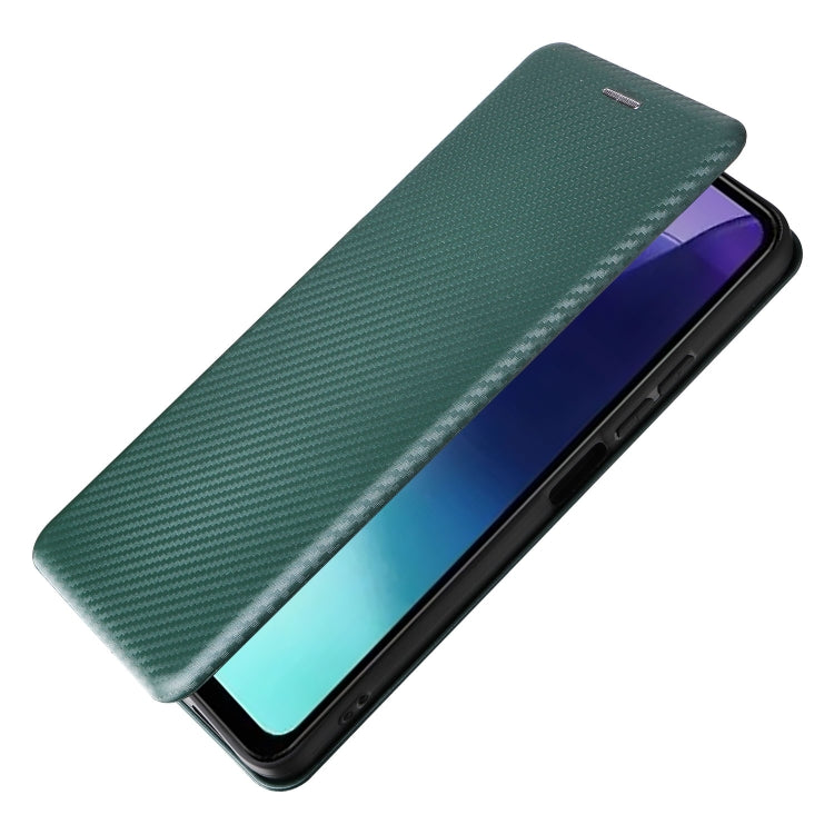 For Redmi 14C Carbon Fiber Texture Flip Leather Phone Case