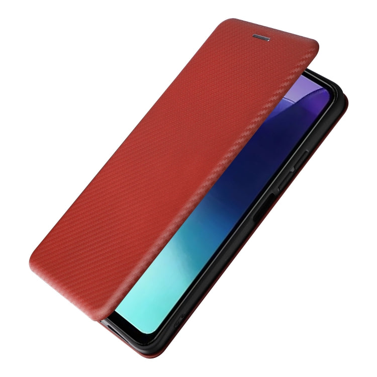 For Redmi 14C Carbon Fiber Texture Flip Leather Phone Case