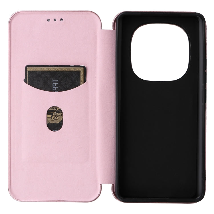 For Redmi Note 14 Pro 4G Global Carbon Fiber Texture Flip Leather Phone Case