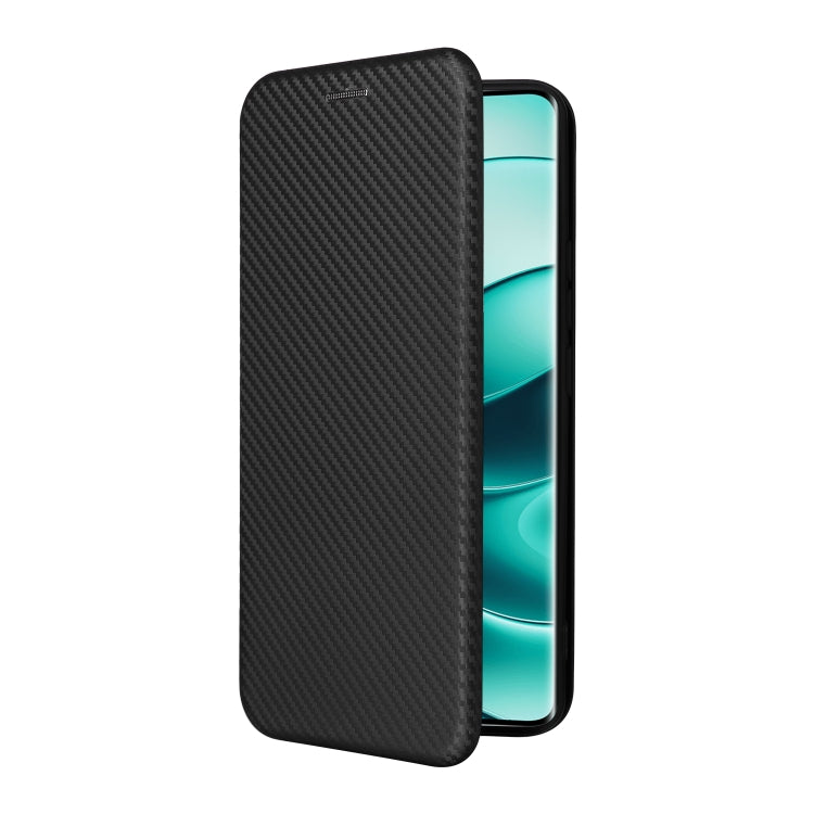 For Redmi Note 14 Pro 4G Global Carbon Fiber Texture Flip Leather Phone Case