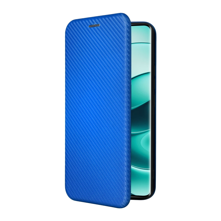For Redmi Note 14 Pro 4G Global Carbon Fiber Texture Flip Leather Phone Case