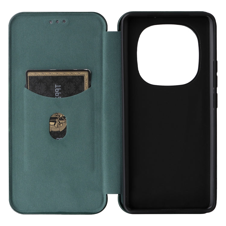For Redmi Note 14 Pro 4G Global Carbon Fiber Texture Flip Leather Phone Case
