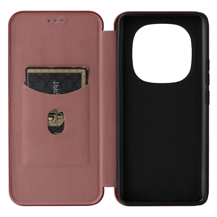 For Redmi Note 14 Pro 4G Global Carbon Fiber Texture Flip Leather Phone Case