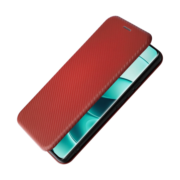 For Redmi Note 14 Pro 4G Global Carbon Fiber Texture Flip Leather Phone Case